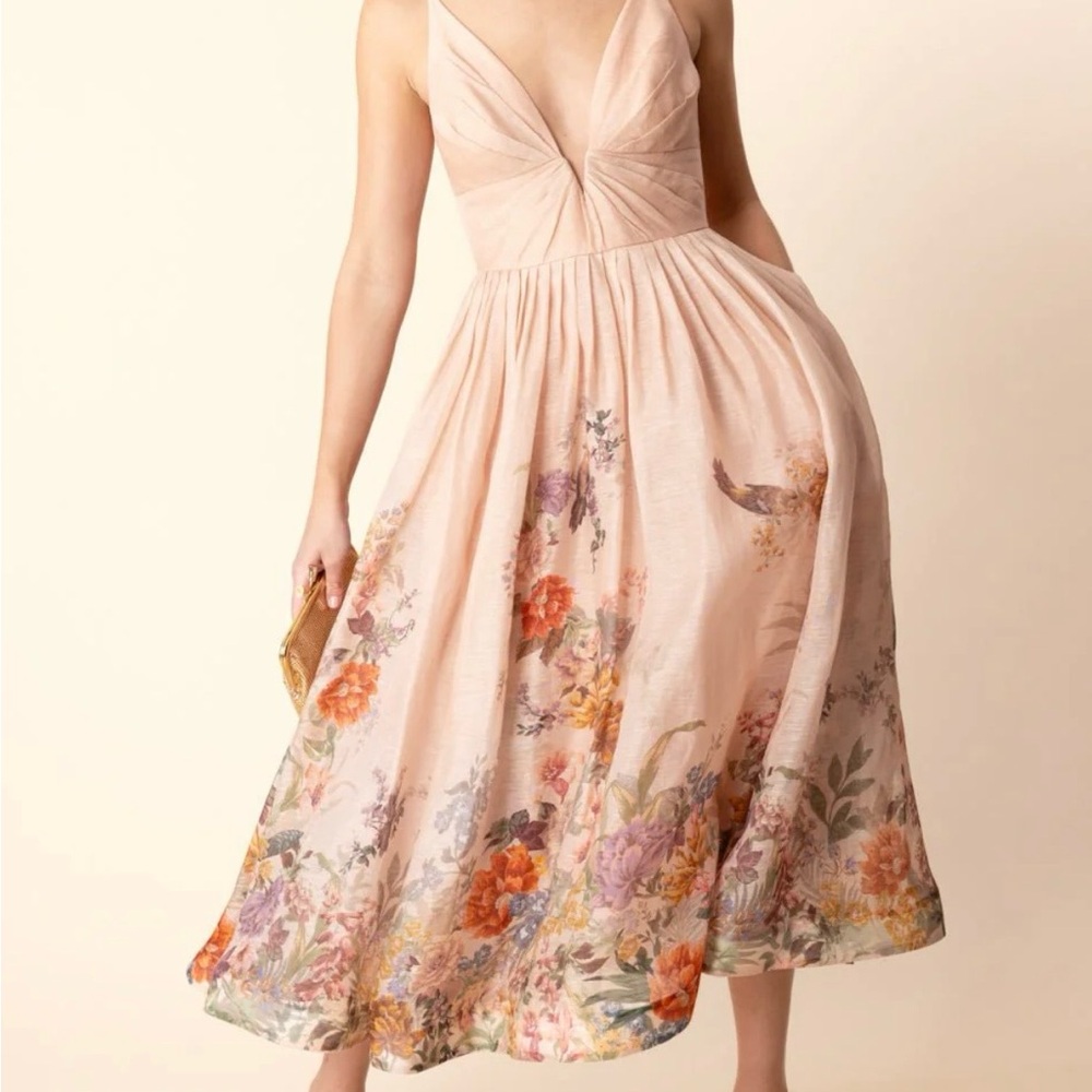 Floral Print Midi Dress